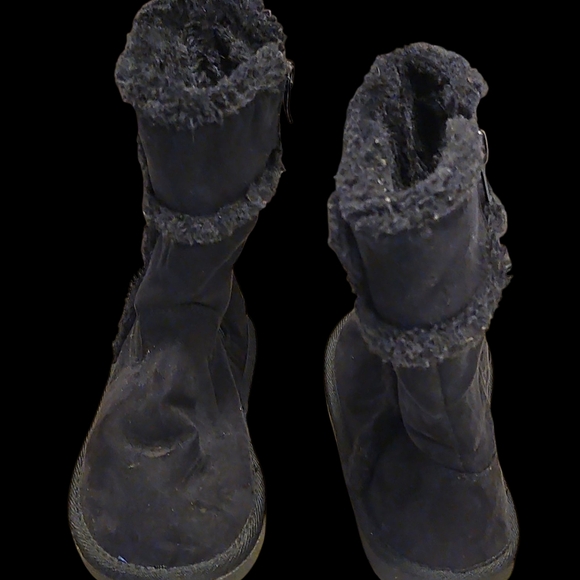 Michael Kors Black Kids Boots with Logo Detail - Picture 3 of 8